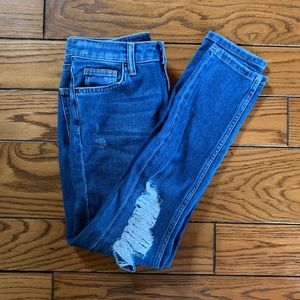 Topshop Lucas Distressed Jeans